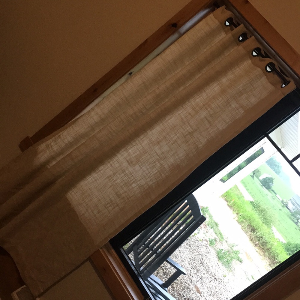 84 inch curtains cream